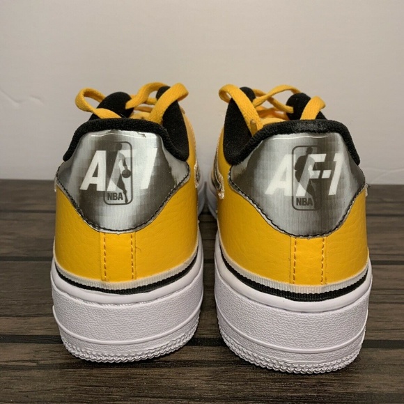 Nike Air Force 1 ‘07 LV8 University Gold X NBA Siz - Picture 5 of 6